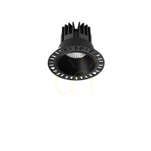 Spot încastrat trimless rotund Ideallux GAME negru LED 11W 3000K 319650