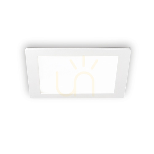Verifica Spot încastrat LED Ideallux Groove alb pătrat 10,5W 3000K 123981