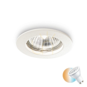 Spot încastrat Ideallux JAZZ 083117 alb metal GU10 Ø7,3 cm small 0