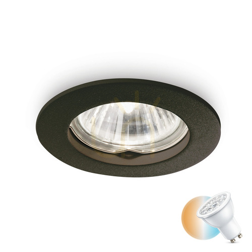 Verifica Spot încastrat Ideallux Jazz negru metal GU10 Ø7,3 cm 243818