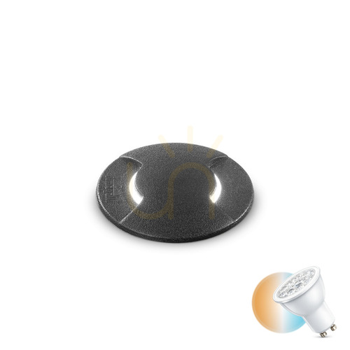 Verifica Spot încastrat exterior Ideallux WAY PT Small negru GU10 IP65 120287