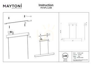 Lampă suspendată STEP P010PL-L23B Maytoni small 6
