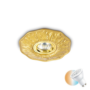 Spot încastrat Ideallux POLKA alamă GU10 Ø14 cm 115610 0 Spot încastrat Ideallux POLKA alamă GU10 Ø14 cm 115610 small 0