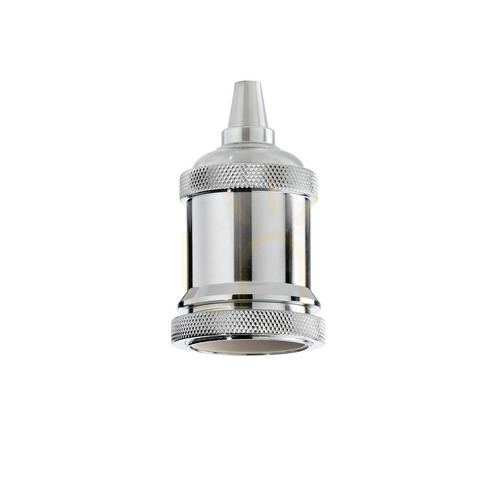 Verifica Portalampă E27 Ideallux PORTALAM crom metal 249193