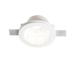 Spot încastrat rotund Ideallux SAMBA 139012 alb gips GU10 D12 cm small 3