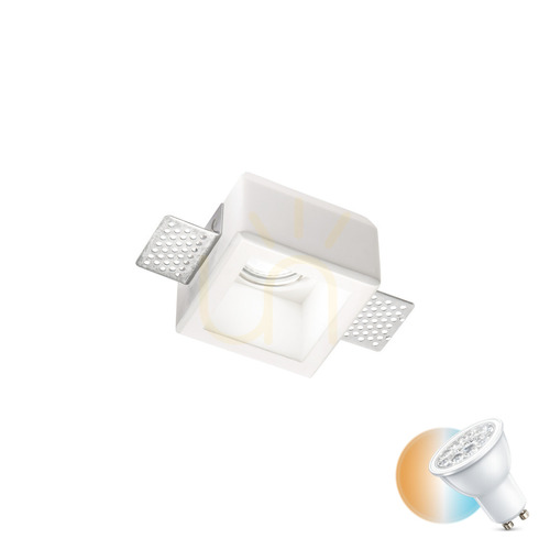 Verifica Spot încastrat Ideallux SAMBA 229997 alb din gips GU10 1x35W