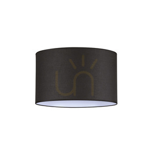 Paralume cilindric Ideallux SET UP negru textil D45 cm 270012 small 0