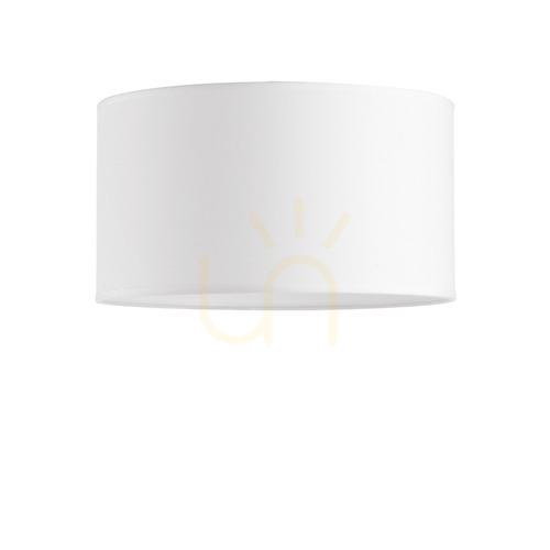 Verifica Abajur cilindric Ideallux SET UP alb tesatura D70 H36 cm 260471