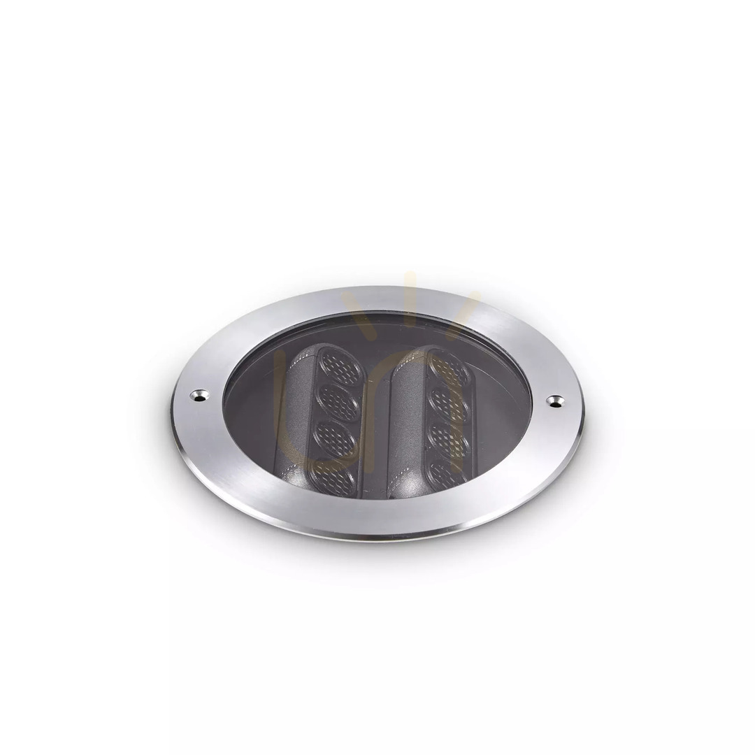 Vedere Corp de iluminat încastrat exterior Ideallux Taurus Round argintiu 25,5 cm 14W 277028 Corp de iluminat încastrat exterior Ideallux Taurus Round argintiu 25,5 cm 14W 277028