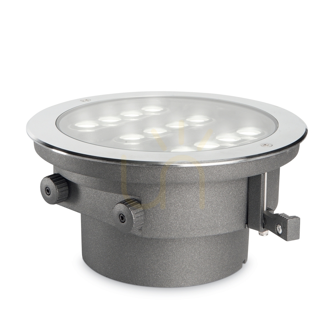 Afişa Corp de iluminat încastrat exterior Ideallux Taurus 277035 rotund argintiu 25,5 cm Corp de iluminat încastrat exterior Ideallux Taurus 277035 rotund argintiu 25,5 cm