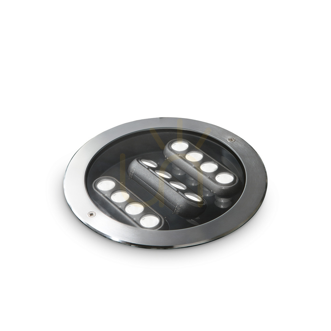 Verifica Corp de iluminat încastrat exterior Ideallux Taurus 277035 rotund argintiu 25,5 cm Corp de iluminat încastrat exterior Ideallux Taurus 277035 rotund argintiu 25,5 cm