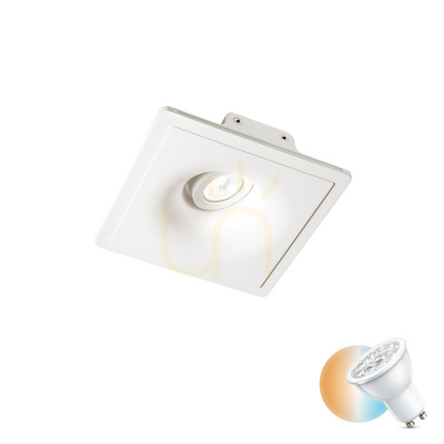 Verifica Spot încastrat Ideallux Zephyr D20 alb gips GU10 155722