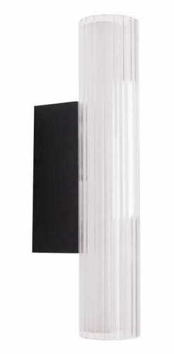 Verifica Lampă de perete Max Light Fayette W0363 negru LED 6W 3000K IP44 31 cm