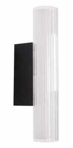 Lampă de perete Max Light Fayette W0363 negru LED 6W 3000K IP44 31 cm small 0