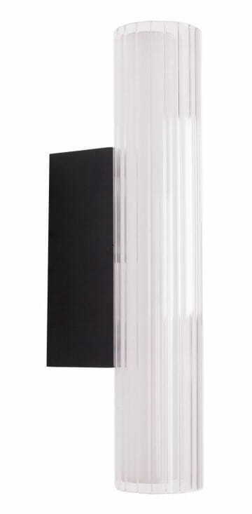 Wandleuchte Max Light Fayette W0363 schwarz 31 cm 6W 3000K IP44