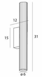 Aplică perete LED Max Light Fayette W0364 auriu 31 cm 6W 3000K IP44 3 Aplică perete LED Max Light Fayette W0364 auriu 31 cm 6W 3000K IP44 small 3