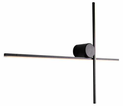 Verifica Aplică Max Light ARNE W0369 LED 10W 650lm 3000K negru IP44, două profile 60 x 45 cm