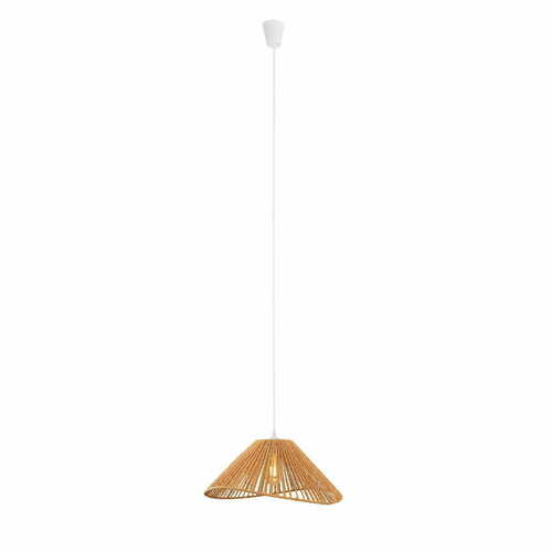 Verifica Lampa suspendată Max Light Amalfi P0577 alb hârtie țesută 45 cm
