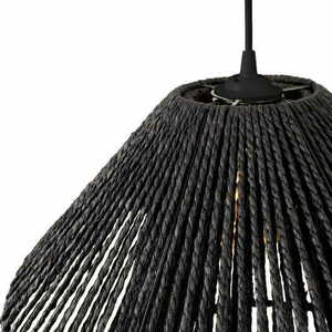 Lampă suspendată Max Light Amalfi II P0580 negru 45 cm hârtie țesută 3 Lampă suspendată Max Light Amalfi II P0580 negru 45 cm hârtie țesută small 3