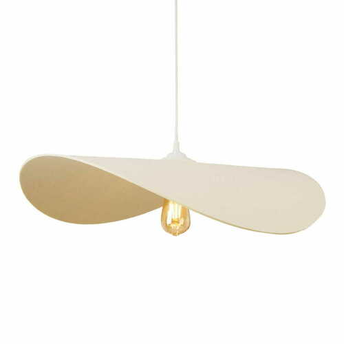 Verifica Lampa suspendată Max Light PAN P0585 albă din pâslă 60 cm 15W