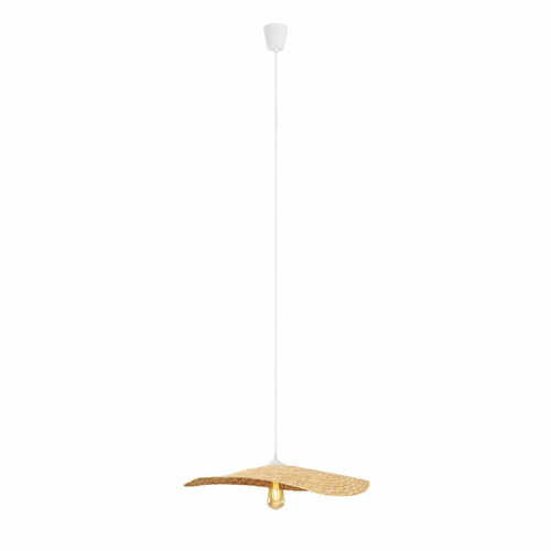 Verifica Lustră suspendată Max Light NAP P0581 albă 60 cm paie de grâu