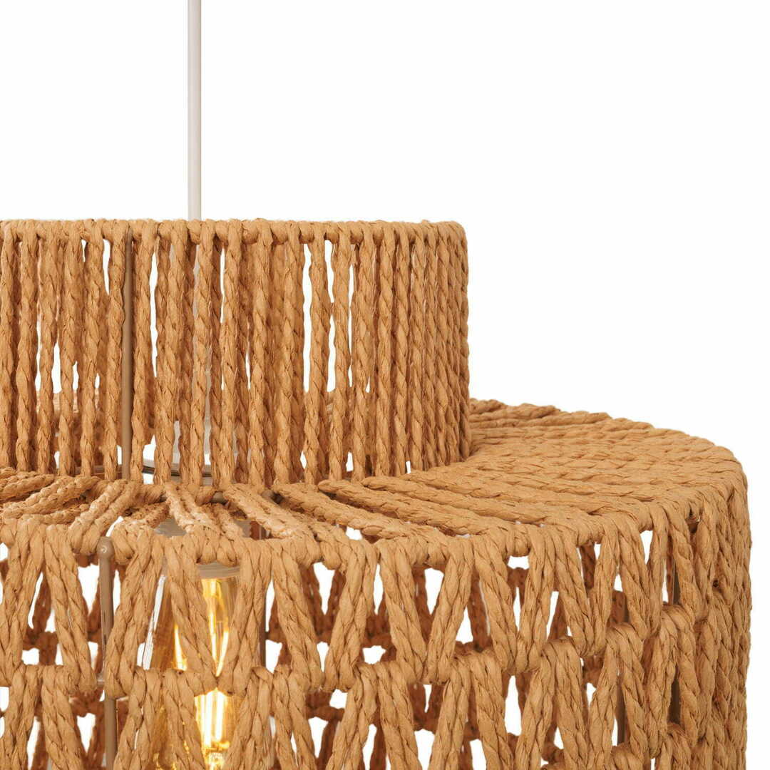 previzualizare Lampă suspendată Max Light Raffle P0587 albă 40 cm hârtie țesută Lampă suspendată Max Light Raffle P0587 albă 40 cm hârtie țesută