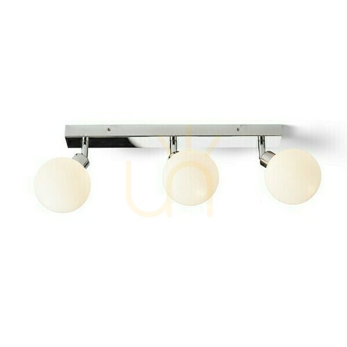 Verifica Lampă de perete Bolly Iii Montat pe suprafață Opal Glass/Chrome 230 V Led G9 3x3 W Ip44