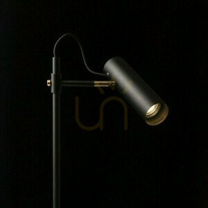 Varia Floor Standing Lamp Black Brass 230 V Led Gu10 9 W. small 2