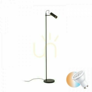 Varia Floor Standing Lamp Black Brass 230 V Led Gu10 9 W. small 0