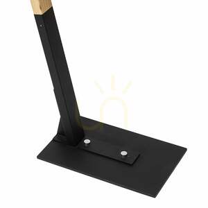 Lampadar Rendl DANTE R13653 negru cu lemn, E27, 214 cm small 5