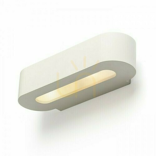 Verifica Aplică de perete Cowley din ipsos 230 V LED G9 2x5 W