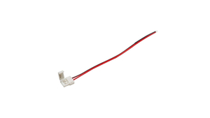 Conector pentru benzi LED 8mm 1-side snap-in. cu fir small 0