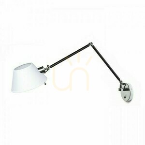 Lampă de perete Montana lampă de perete alb/negru crom 230 V Led E27 11 W. small 1