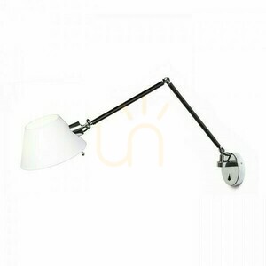 Lampă de perete Montana lampă de perete alb/negru crom 230 V Led E27 11 W. small 3