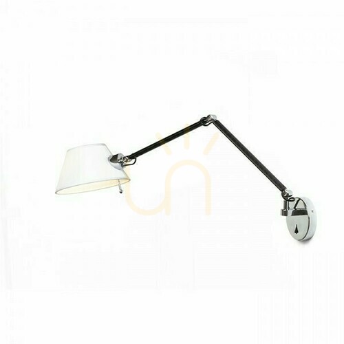 Verifica Lampă de perete Montana lampă de perete alb/negru crom 230 V Led E27 11 W.