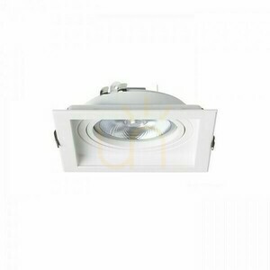 Corp de iluminat de tavan încastrat Granada Sq White 230 V Led G53 15 W. small 1