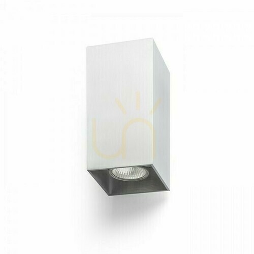 Verifica Aplică Agate Ii Aluminiu periat 230 V Gu10 2x35 W.