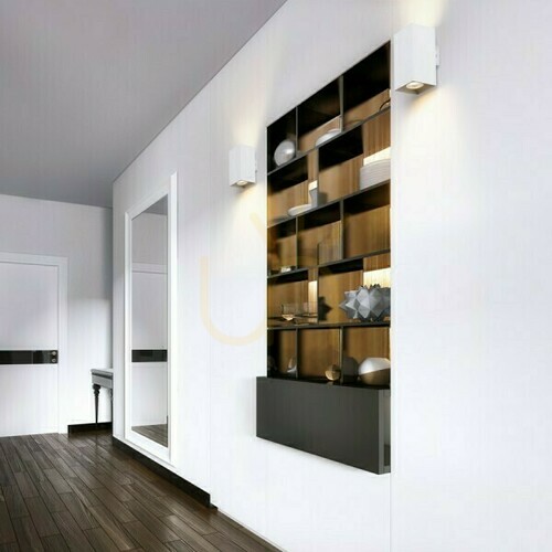 Verifica Aplică Agate Ii lampă de perete alb mat 230 V Gu10 2x35 W.