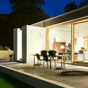 Lampă de perete Athi wall white 230 V Led 9,6 W Ip54 3000 K small 2
