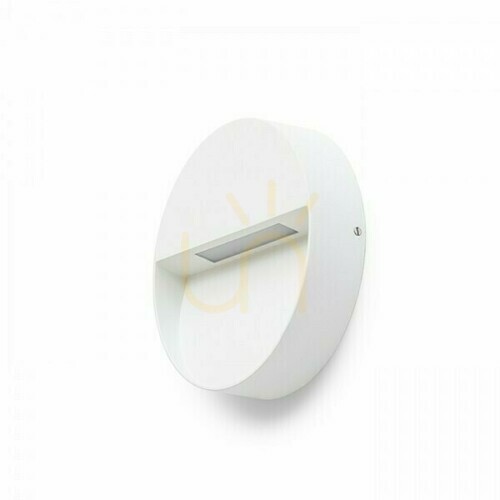 Verifica Lampă de perete Aqila R lampă de perete Alb 230 V Led 6 W Ip54 3000 K