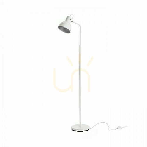 Verifica Lampă de podea Rosita Alb/Argint Gri 230 V Led E27 11 W.
