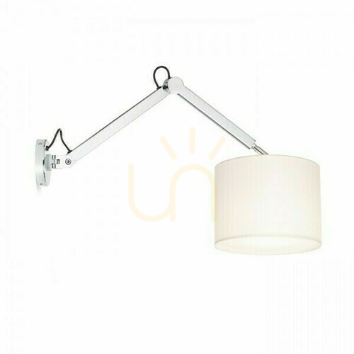 Verifica Aplică RENDL MADISON W R12480 cu braț articulat, abajur Ø 25 cm alb, crom, 1xE27 max. 15W, 86,5 cm