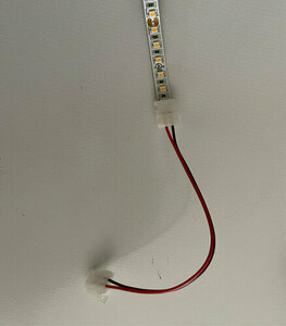 Conector de bandă cu LED-uri 8mm cablu cu 2 fețe cu 2 zăbrele. small 1