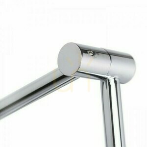 Lampă suspendată pe braț Rendl Broadway albă crom E27 max. 15 W Ø 32 cm small 3
