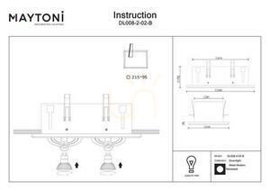 Corp de iluminat încastrat METAL MODERN DL008-2-02-B Maytoni small 6