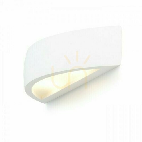 Verifica Lampă de perete Lampă de perete din ipsos Crescent 230 V R7s 78mm 12 W.