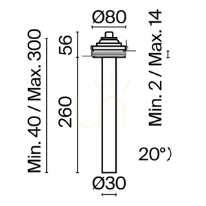 Corp de iluminat încastrat FOCUS T C140TRS-L300-7W3K-BBS Maytoni small 10