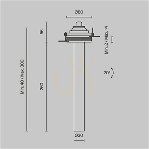 Corp de iluminat încastrat FOCUS T C140TRS-L300-7W3K-BBS Maytoni small 8
