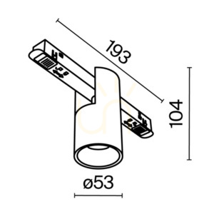 Lampă pentru șine ALFA TR122-4-7W-DS-B Maytoni small 10