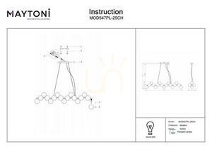 Lampa suspendată DALLAS MOD547PL-25CH Maytoni small 5